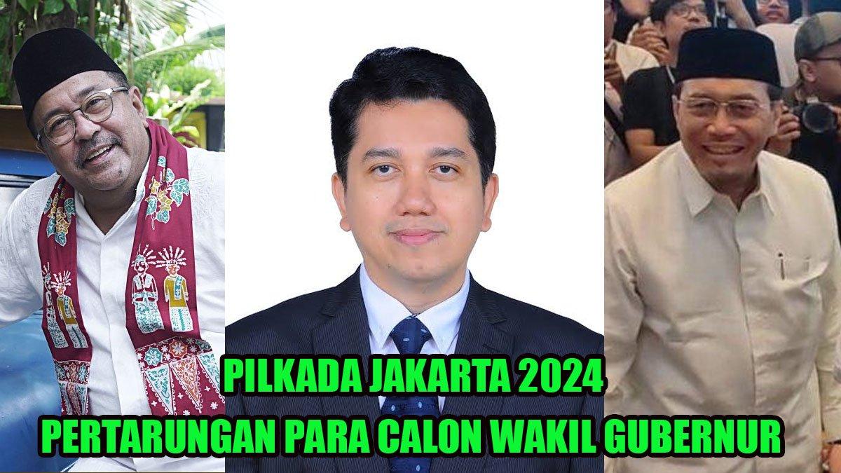Elektabilitas calon wakil gubernur Jakarta 2024, Kun Wardana dijuluki bayi ajaib, bagaimana persaingannya dengan Rano karmo dan Suswono?