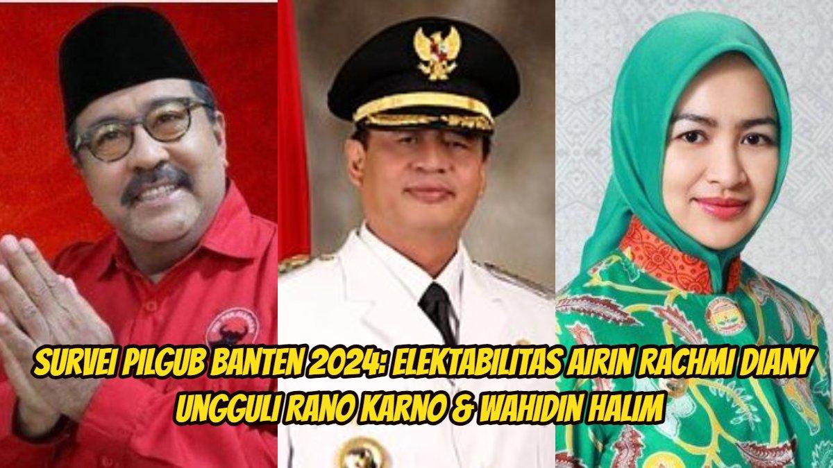Rano Karno, Wahidin Halim dan Airin Rachmi Diany