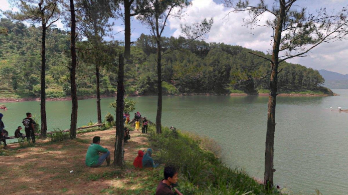 WISATA AIR - Potret Ranu Gumbolo diambil dari Google Street View pada Selasa (15/4/2025). Ranu Gumbolo berada di Kabupaten Tulungagung, Jawa Timur.