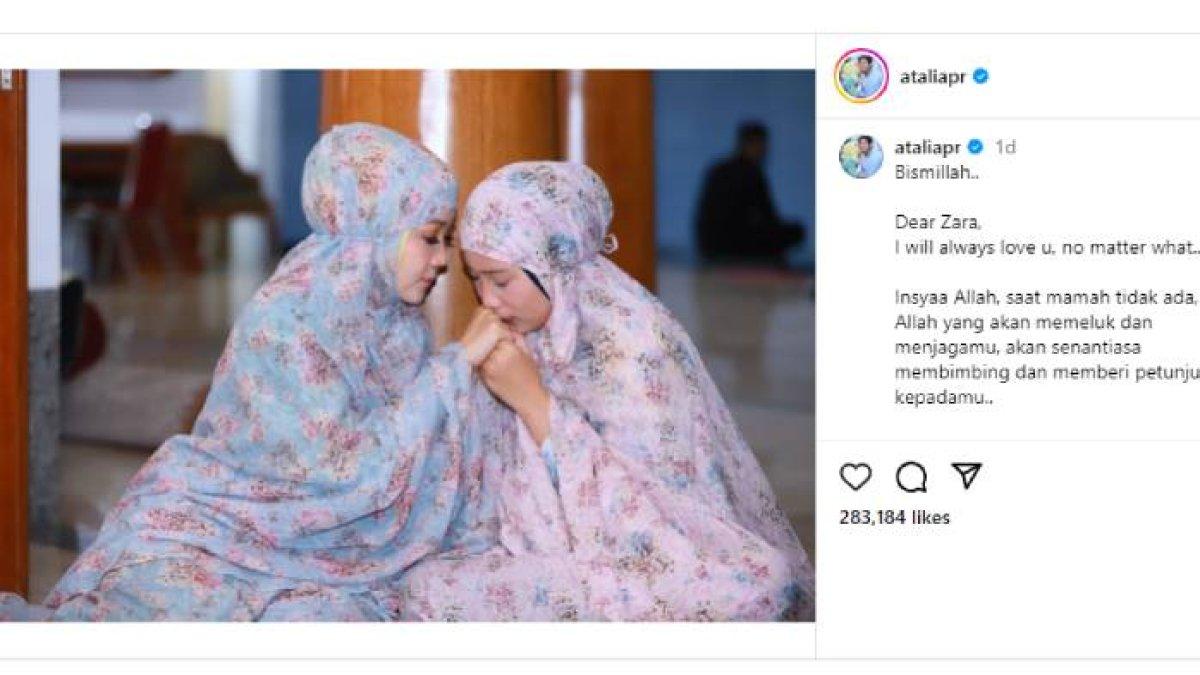 Reaksi Atalia Praratya saat putrinya, Camillia Laetitia Azzahra mengubah penampilan