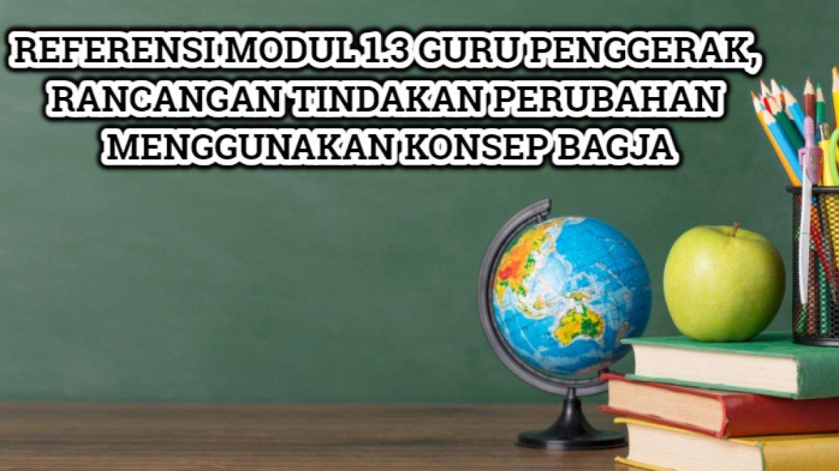 Referensi visi Modul 1.3 Guru Penggerak terkait Rancangan Tindakan Perubahan Mengunakan Konsep BAGJA.