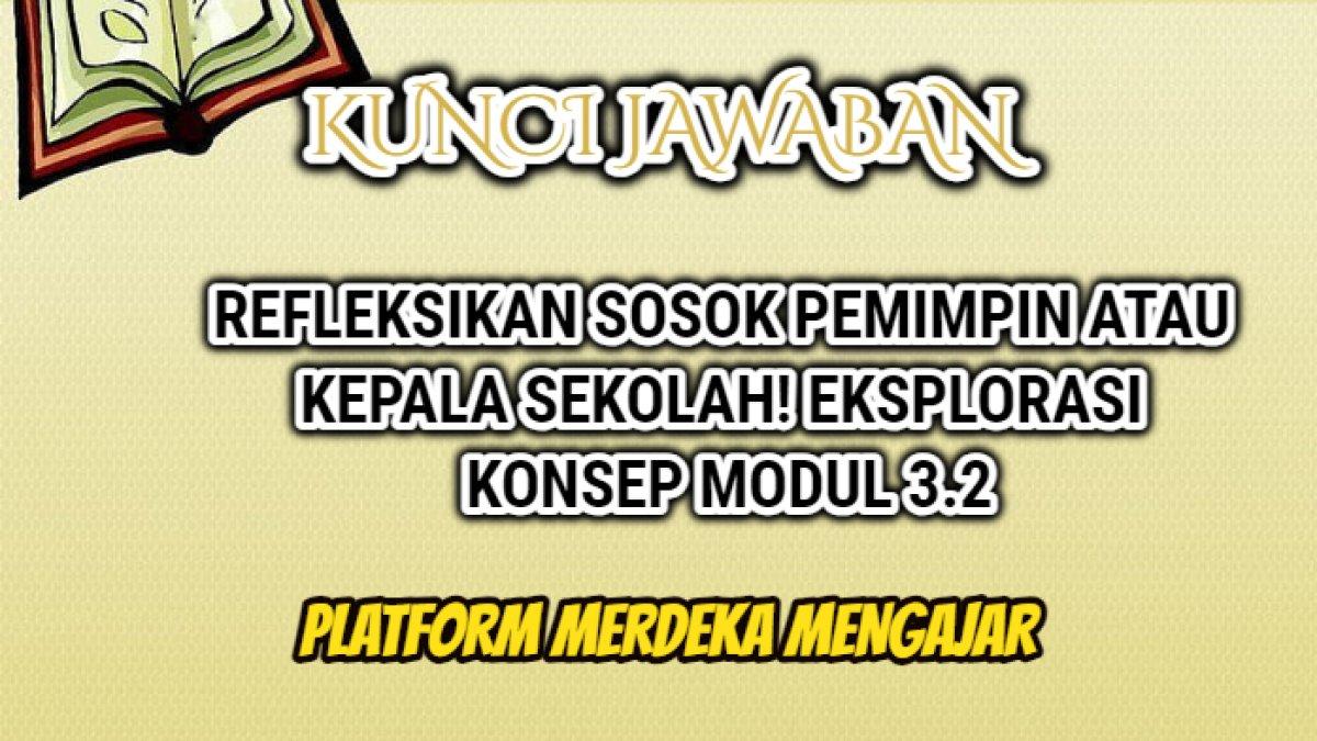 Jawaban dari soal 'Refleksikan sosok pemimpin atau kepala sekolah yang memimpin sekolah tersebut!'