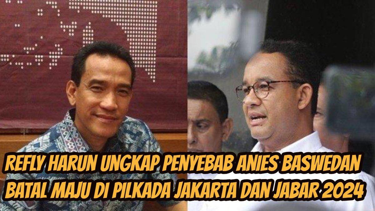 Berikut empat faktor penyebab Anies Baswedan tak diusung Ketua Umum PDIP Megawati Soekarnoputri di Pilkada DKI Jakarta maupun Jawa Barat (Jabar) 2024.