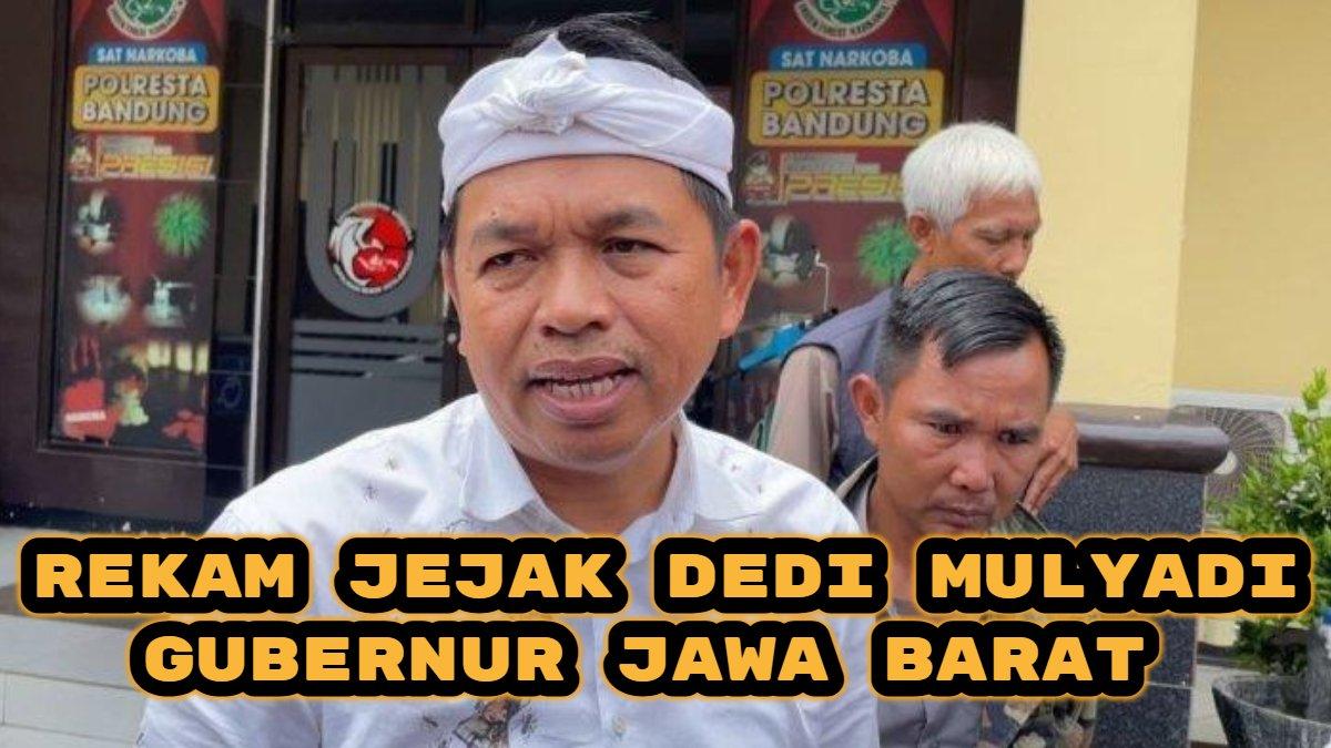 GUBERNUR JAWA BARAT - Dedi Mulyadi datang ke Mapolres Bandung, Kamis (9/3/2023). Rekam jejak Dedi Mulyadi Gubernur Jawa Barat yang dilantik Prabowo Subianto.