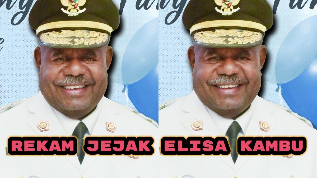 REKAM JEJAK GUBERNUR - Foto tangkapan layar dari Instagram @tribunsorong yang di unggah pada 12 Maret 2025. Rekam jejak Elisa Kambu Gubernur Papua Barat Daya yang dilantik Prabowo Subianto.