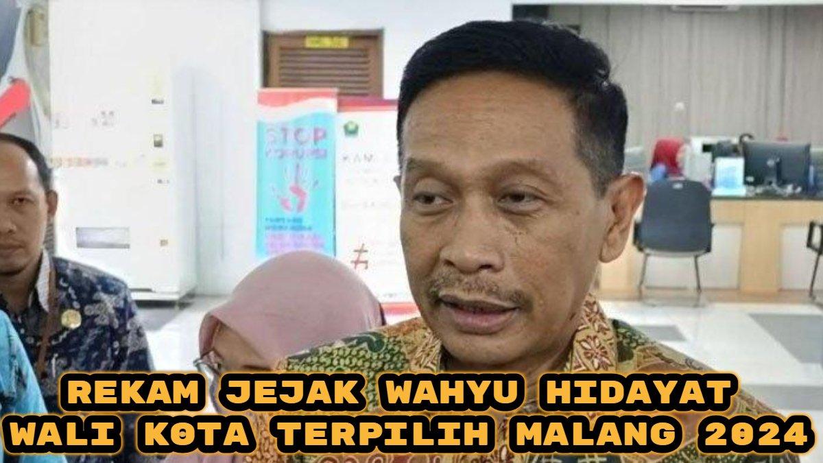 Inilah rekam jejak Wahyu Hidayat, Wali Kota terpilih di Pilkada Malang 2024, pernah kerja jadi konsultan tata ruang.