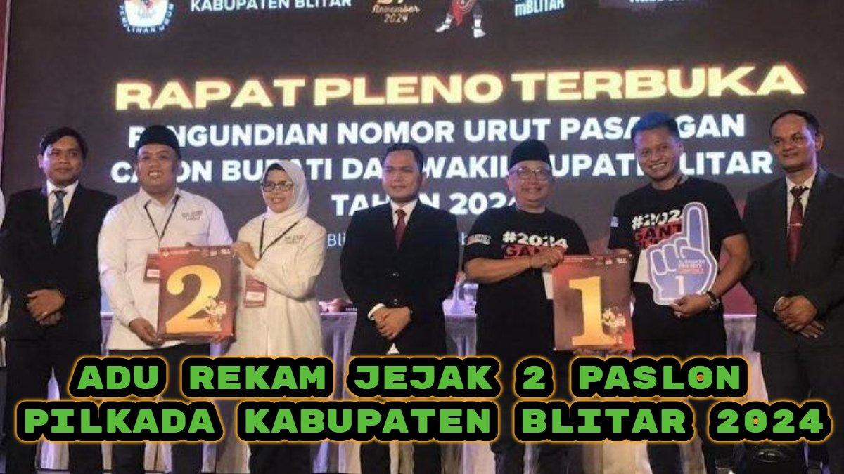 Berikut rekam jejak dua pasangan calon (paslon) di Pilkada Kabupaten Blitar 2024. Rini Syarifah-Abdul Ghoni vs Rijanto-Beky Herdihansah.