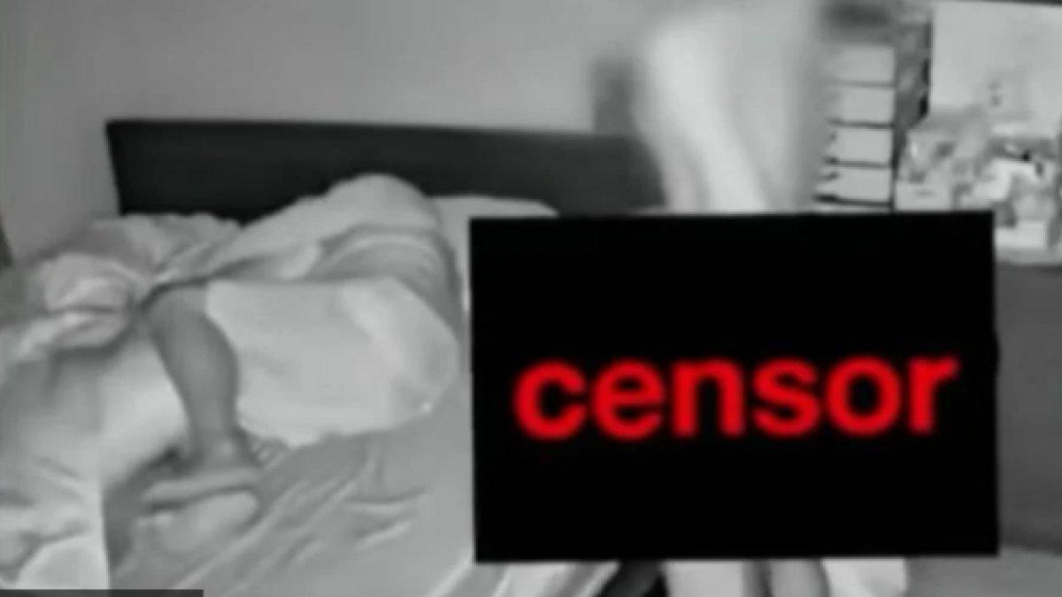 Rekaman CCTV menampilkan pria masturbasi di rumah tetangga