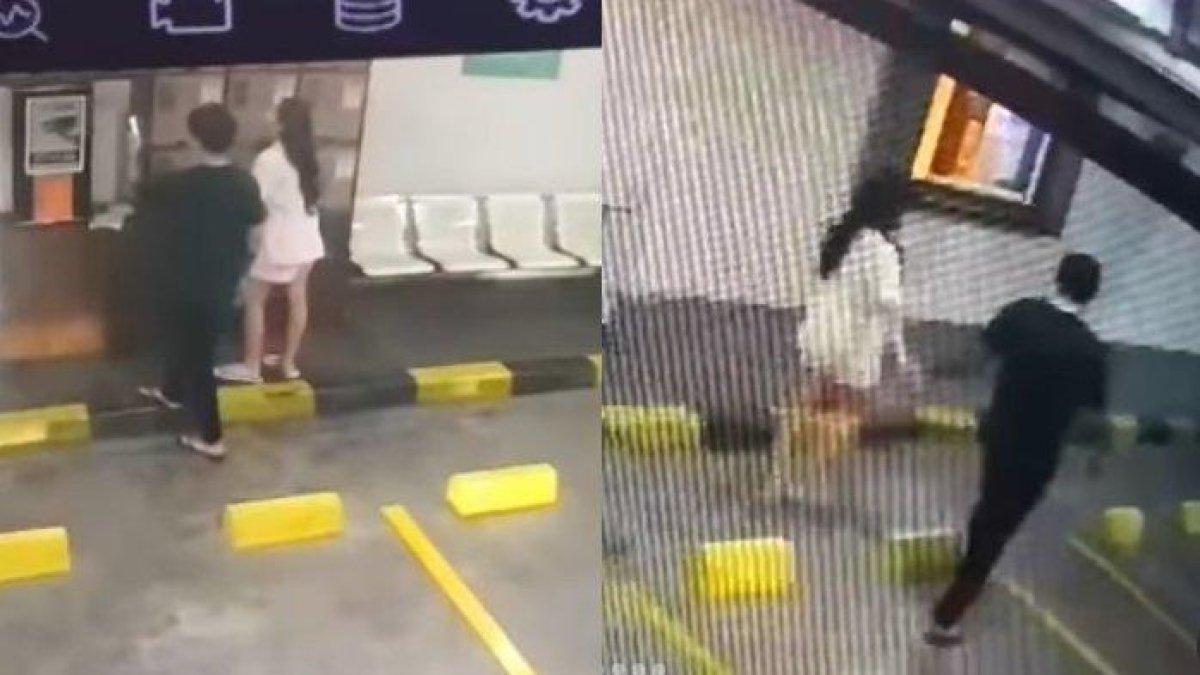 Rekaman CCTV menunjukkan wanita bersuami bernama Melody Sharon, diduga bersama selingkuhan. Melody Sharon diketahui menyeret suaminya setelah sertangkap basah selingkuh. Insiden ini terjadi di kawasan Cipayung, Jakarta Timur, pada 8 November 2024
