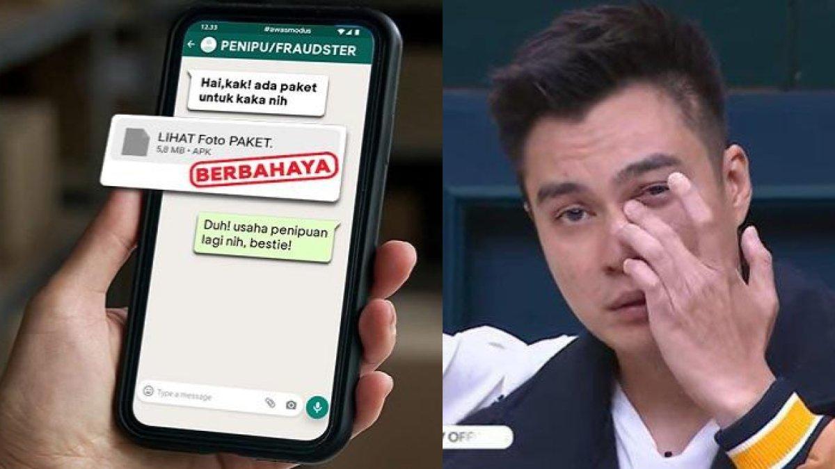 Rekening Baim Wong terkuras usai membuka pesan aneh di WhatsApp