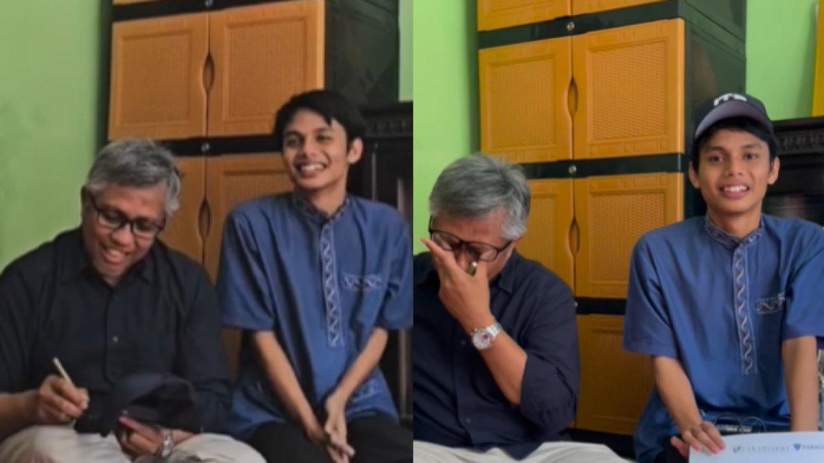 SOSOK DEVIT FEBRIANSYAH - Devit Febriansyah, anak kuli angkut di Bukittinggi diterima di Institut Teknologi Bandung (ITB). Rektor ITB, Prof Tatacipta Dirgantara sampai menangis.
