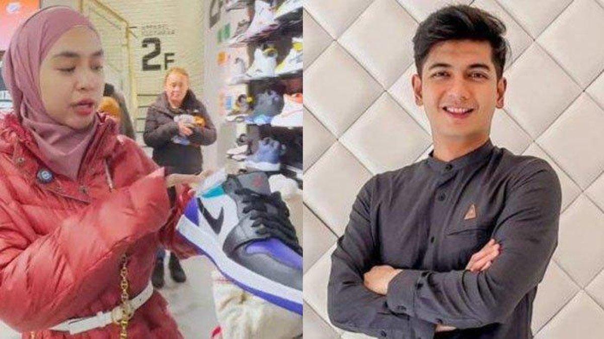 Ria Ricis membelikan Teuku Ryan sepatu sebagai oleh-oleh liburan dari Jepang di tengah proses cerai. .