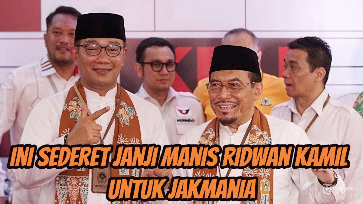 Berikut sederet janji hingga ide Ridwan Kamil-Suswono untuk The Jakmania, pendukung klub sepakbola Persija Jakarta.