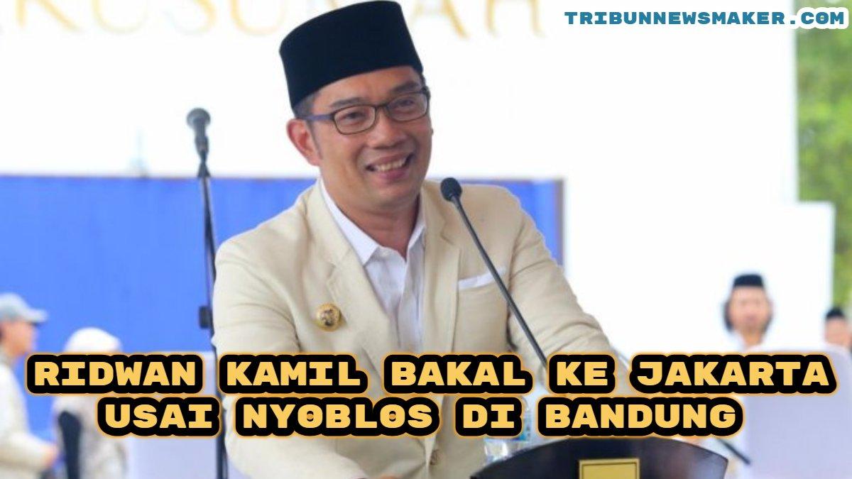 Ridwan Kamil bakal ke Jakarta usai nyoblos di Bandung. Suami Atalia Praratya langsung pantau quick count atau penghitungan cepat?
