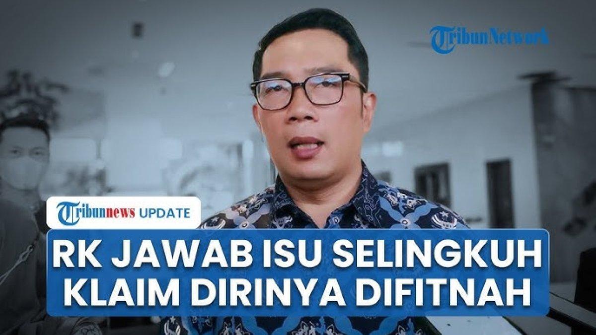 BANTAH SELINGKUH - Mantan Gubernur Jawa Barat Ridwan Kamil tegaskan: Lisa Mariana sudah kondisi hamil sebelum ketemu dirinya empat tahun lalu