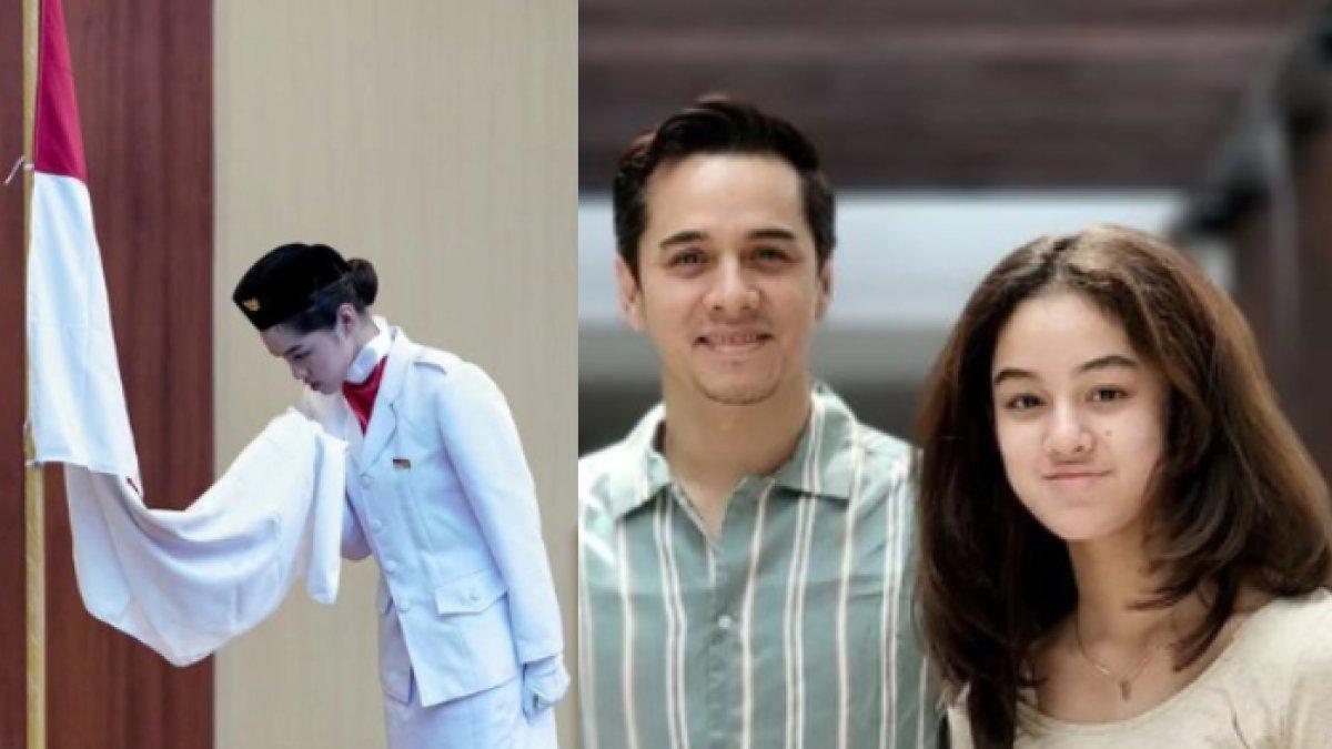 Rionaldo Stockhorst bersama sang anak, Shaista.