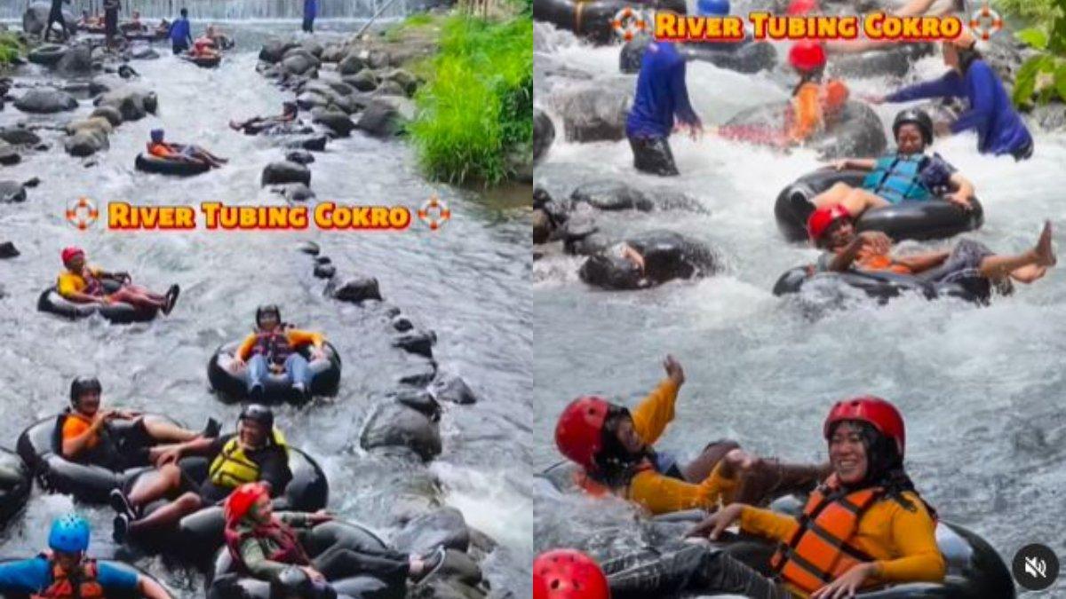WISATA TUBING KLATEN - River Tubing Cokro bisa jadi destinasi wisata pilihan di Klaten.