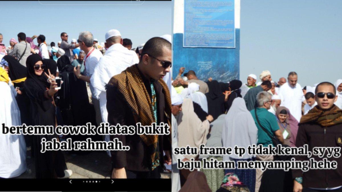 BERTEMU JODOH DI MEKAH - Potret Rizky Prastiwi Karwati Putri ketika umrah tahun 2015 diambil dari TikTok, Selasa (18/3/2025). Rizky Prastiwi Karwati Putri bertemu seorang pria dari Makassar di Jabal Rahmah.