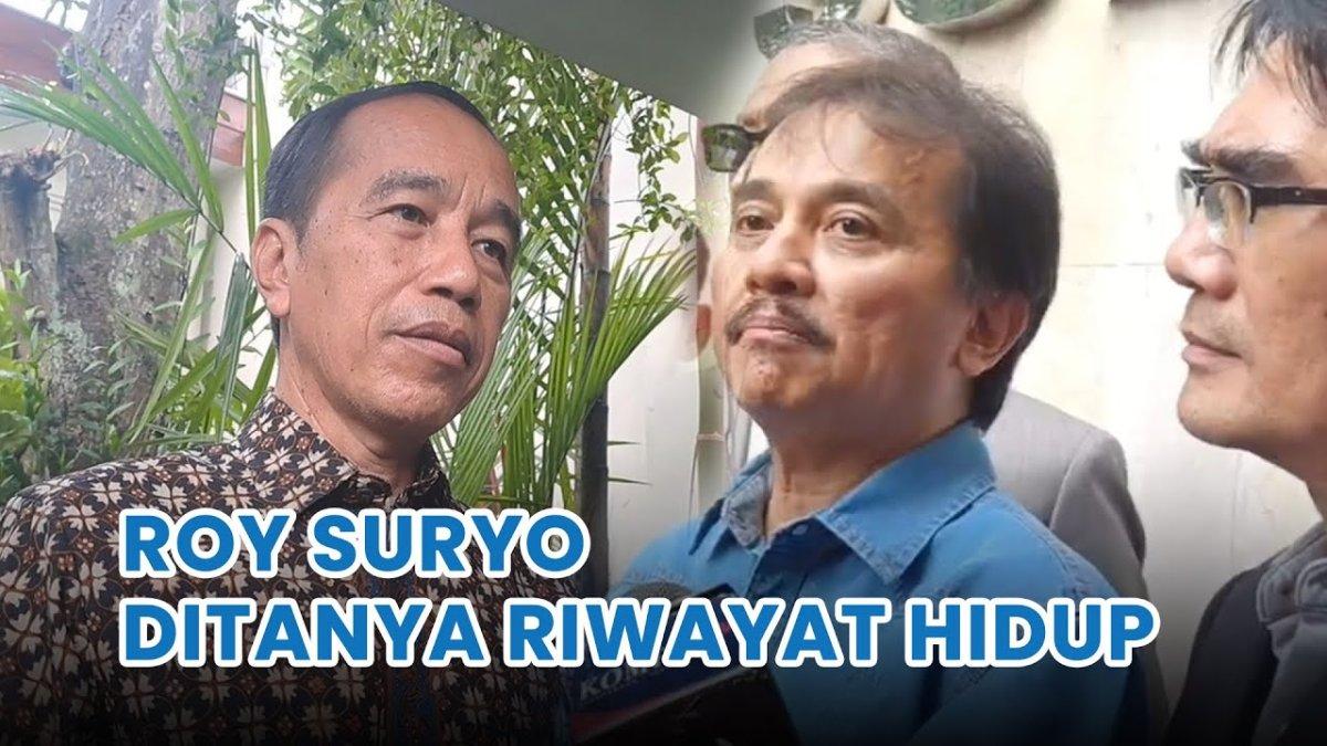 POLEMIK IJAZAH JOKOWI - Capture YouTube Tribun Pontianak menampilkan Jokowi dan Roy Suryo. Roy Suryo sibuk teliti ijazah Jokowi, riwayat pendidikannya ternyata lulusan S2 Kesehatan Masyarakat