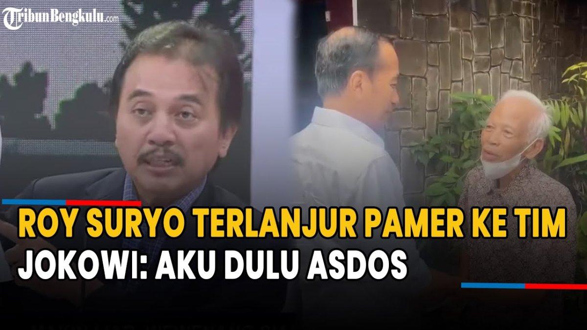 POLEMIK IJAZAH JOKOWI - Capture YouTube Tribun Bengkulu menampilkan Roy Suryo, Jokowi, dan Kasmudjo. Roy Suryo ternyata salah sangka soal jabatan Kasmudjo di UGM