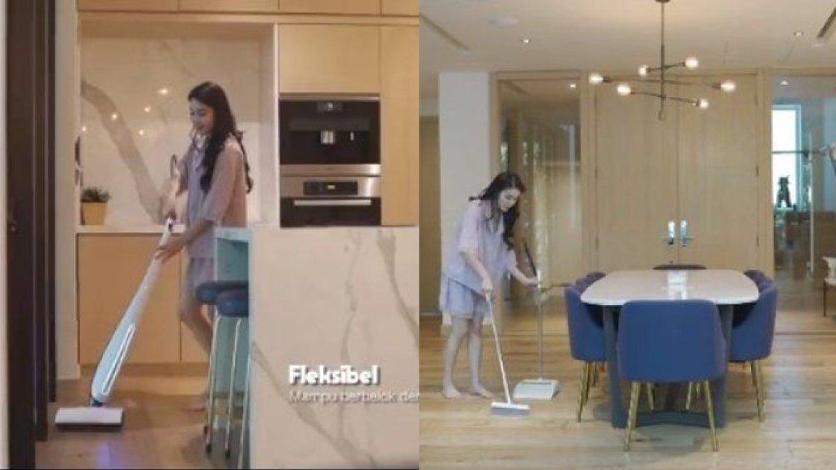 Ruang dapur Sandra Dewi