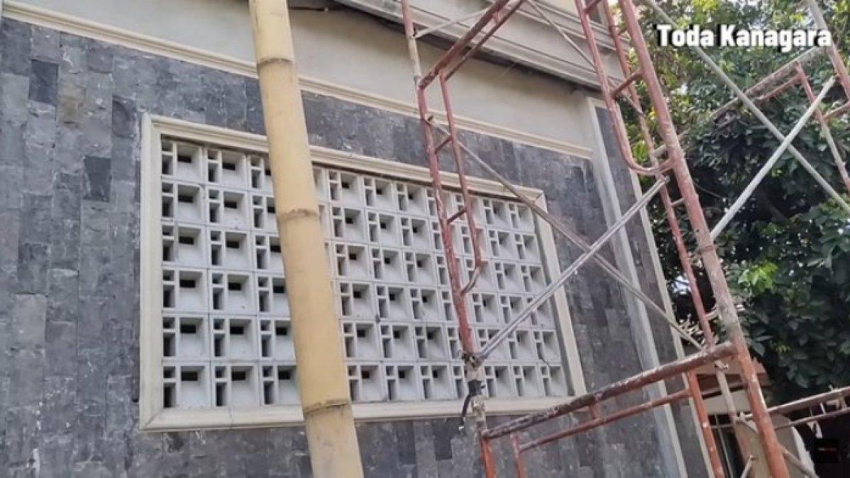 Rumah Gilga Sahid mulai terlihat hampir rampung.