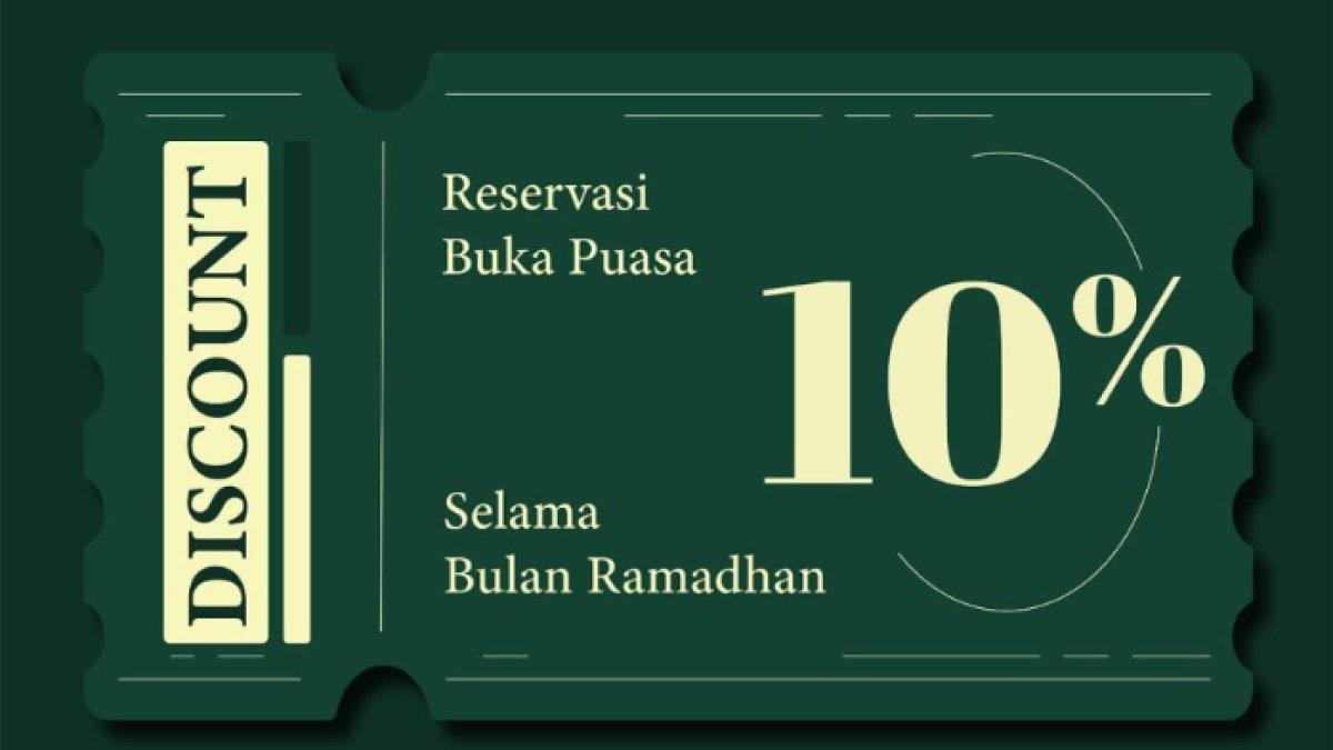 REKOMENDASI RUMAH MAKAN: Dapatkan diskon 10 persen untuk reservasi buka puasa selama bulan suci
