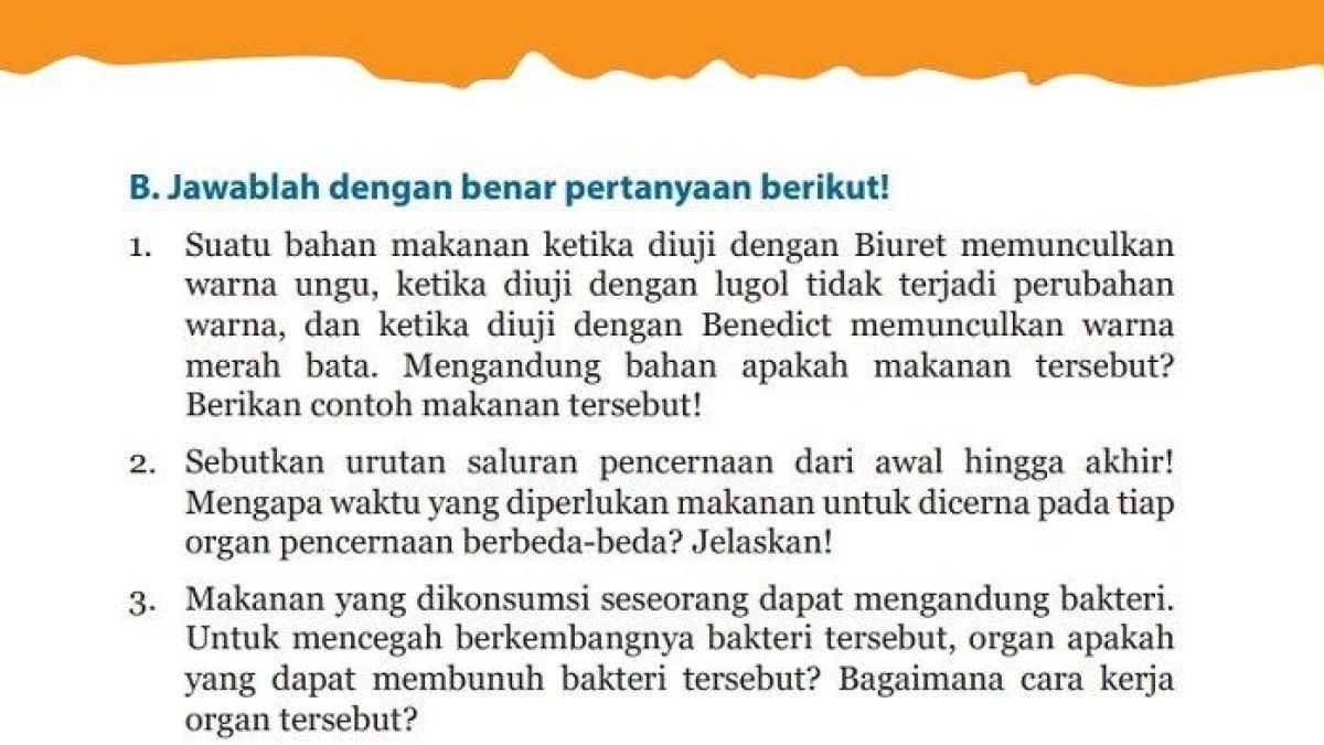 ILUSTRASI KUNCI JAWABAN: Kunci Jawaban IPA Kelas 8 SMP Halaman 206: Uji Kompetensi Bagian B