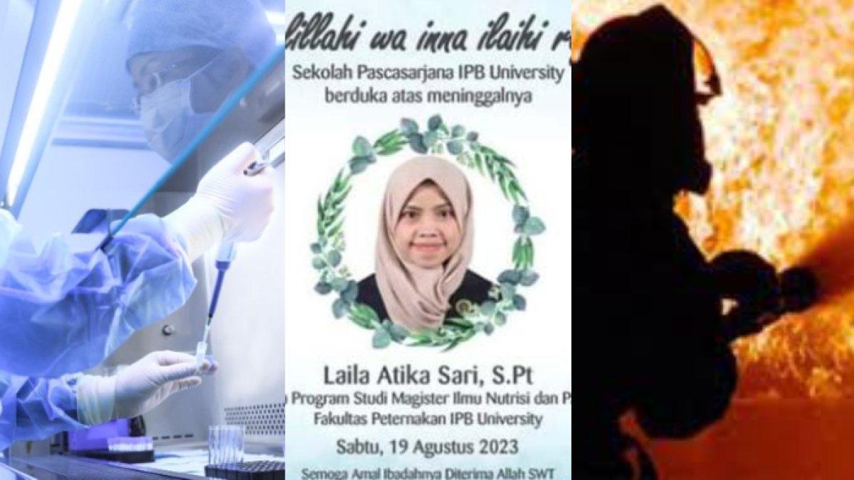 SOSOK Laila Atika Sari, mahasiswi IPB yang tewas terbakar saat melakukan tes di laboratorium