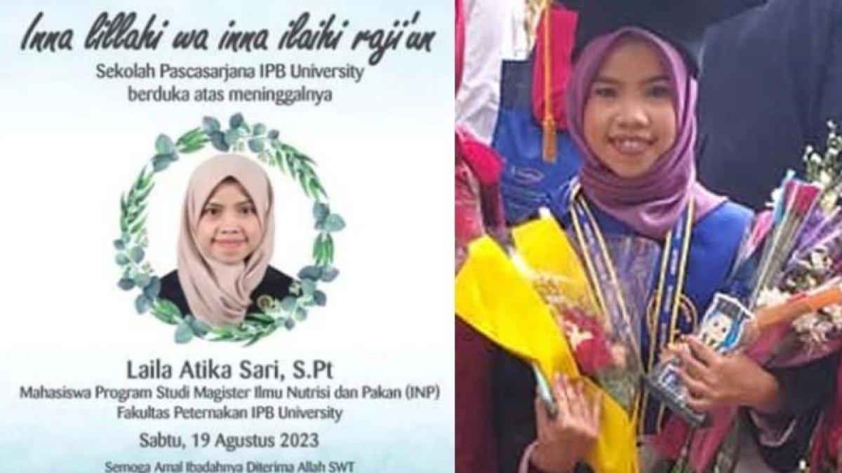 SOSOK Laila Atika Sari, mahasiswi IPB yang tewas terbakar saat melakukan tes di laboratorium