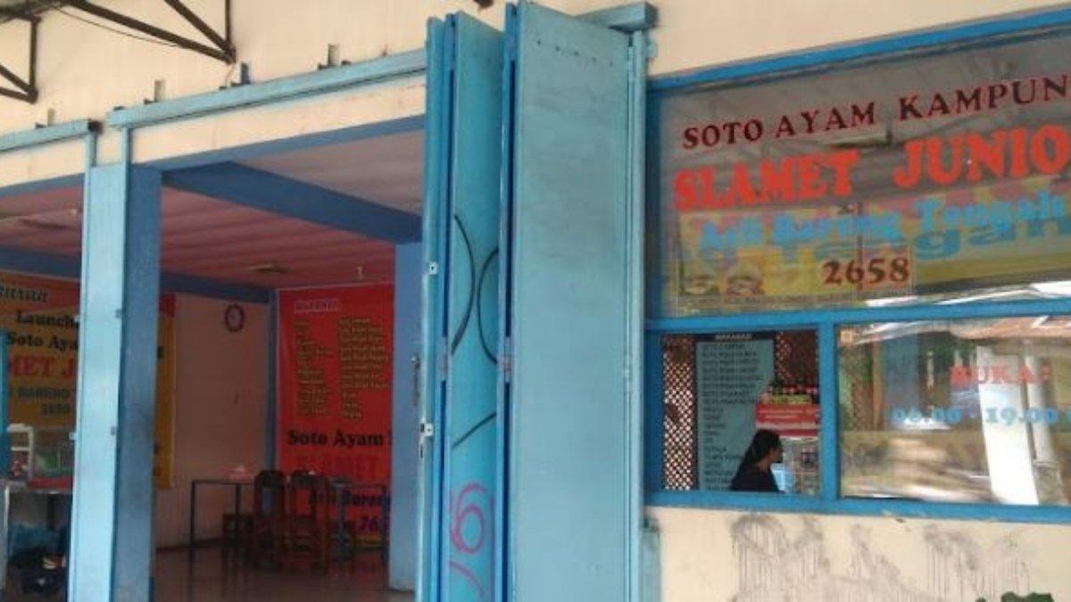 SOTO DI KLATEN - Soto ayam kampung Slamet Junior di Klaten.