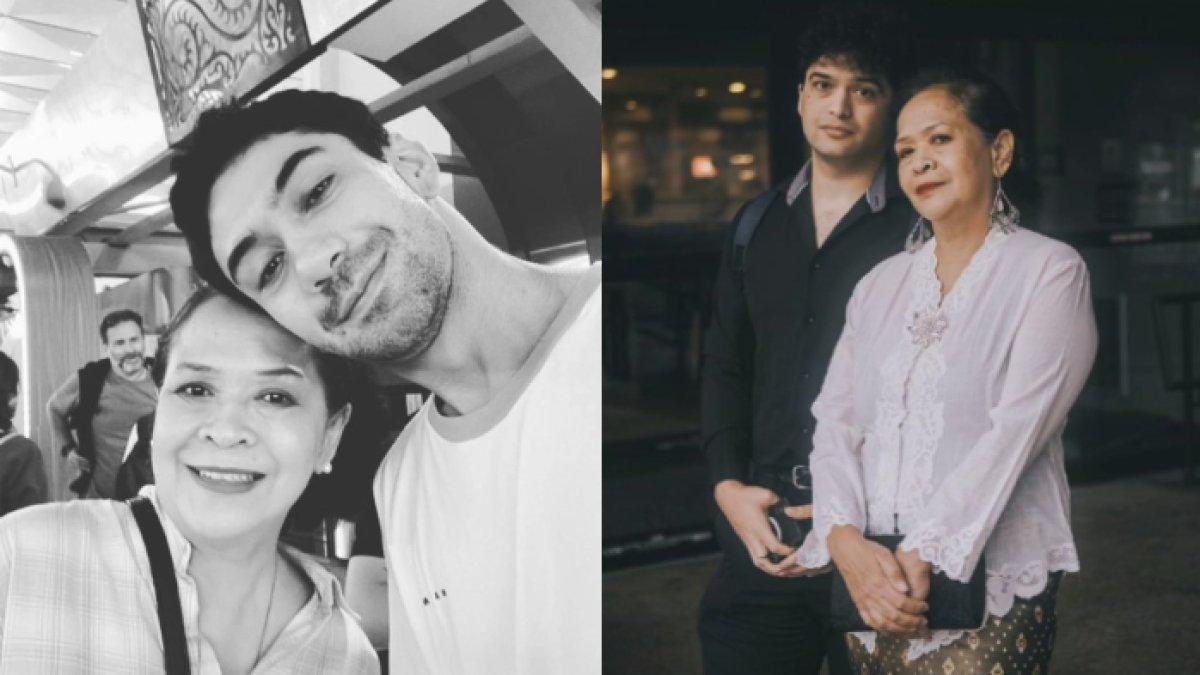 Saat David Jonathan wisuda, Reza Rahadian dan sang bunda terlihat menghadirinya.