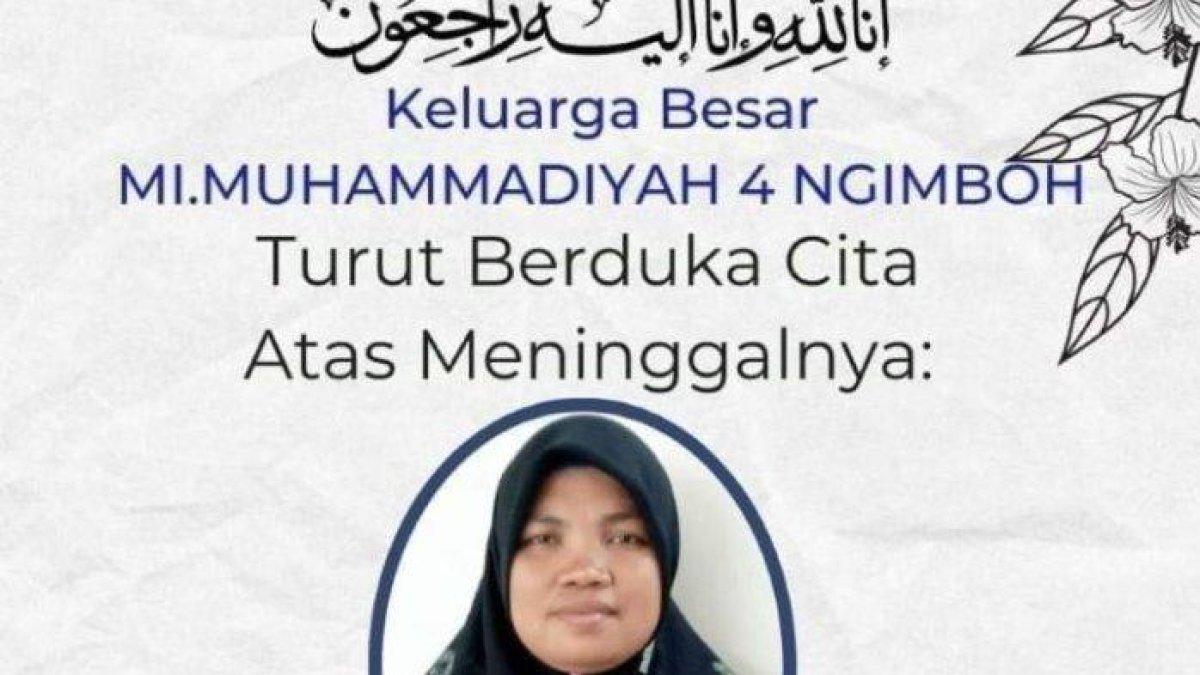 Sakinatul Mutif yang meninggal karena kecelakaan di Jalan Sukomulyo, Manyar, pada Januari 2024 lalu.