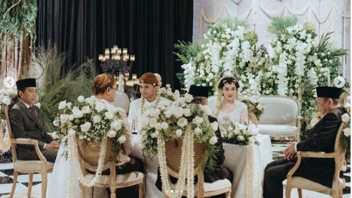 Saksi pernikahan Thariq Halilintar dan Aaliyah Massaid ada Presiden Jokowi.