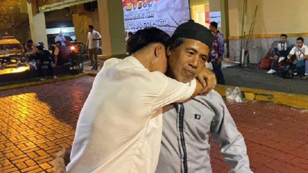 Salah satu anggota gangster Bocimi yang ditangkap