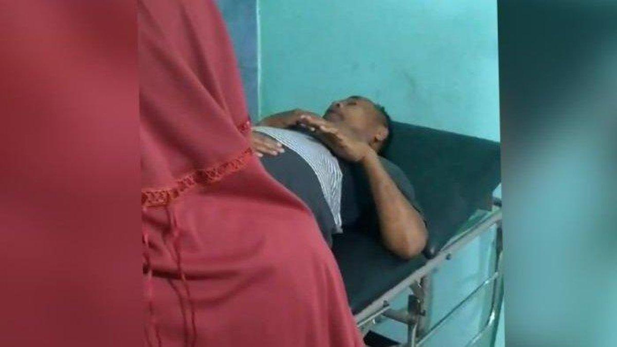 Salah satu dari dua warga Desa Mandalakasih, Kecamatan Pameungpeuk, Kabupaten Garut, Jawa Barat