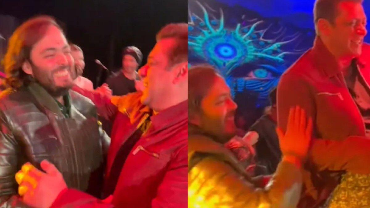 Salman Khan Berdansa dengan Anant Ambani di pernikahan anak Mukesh Ambani