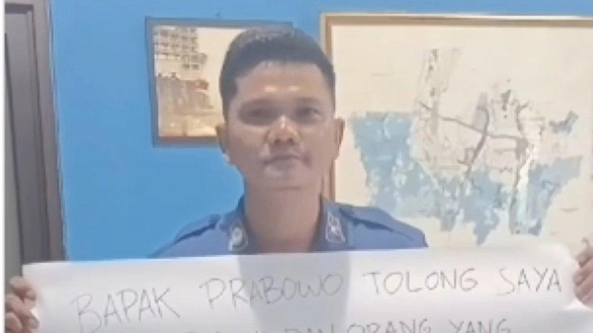 Sandi Butar Butar minta pertolongan presiden Prabowo.
