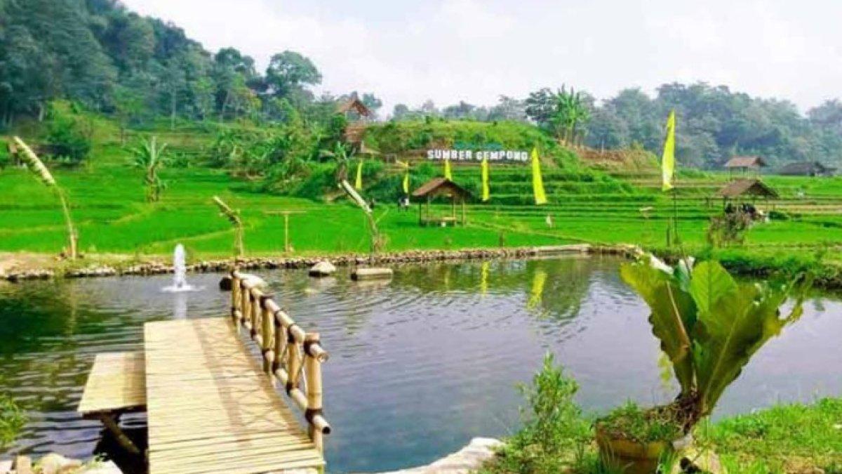 WISATA SERU - Potret wisata Sawah Sumber Gempong disadur dari Kompas.com pada Rabu (16/4/2025). Sawah Sumber Gempong berada di Dusun Sukorame, Desa Ketapanrame, Kecamatan Trawas, Kabupaten Mojokerto