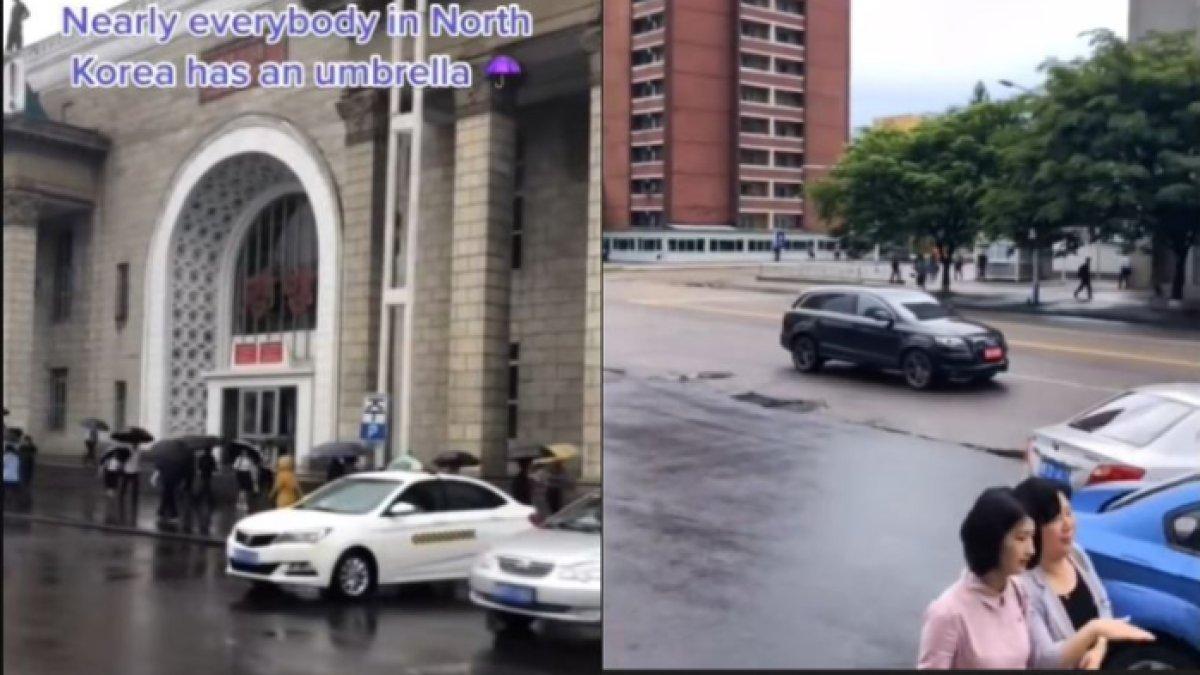 Sebagian besar video berisi jalanan yang sepi, jalanan kosong, dan semua orang berjalan ke arah yang sama