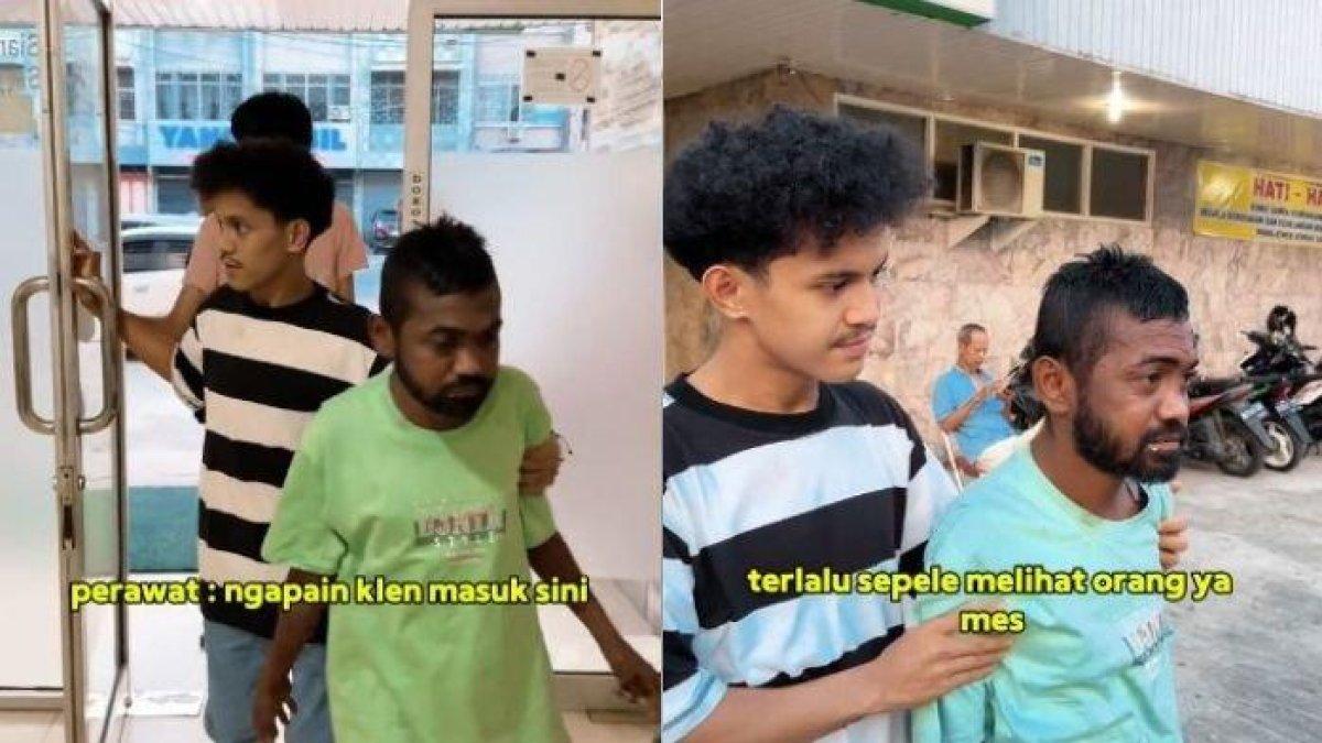 Sebuah video memperlihatkan aksi soerang bidan