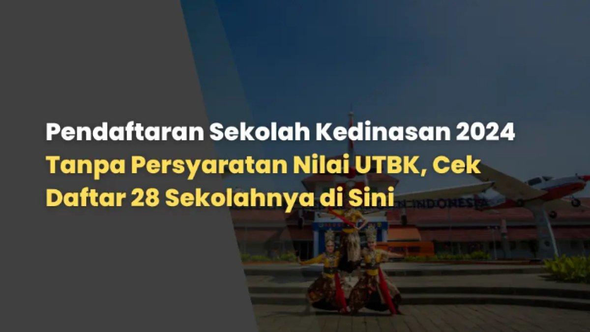 Sekolah kedinasan tanpa nilai UTBK