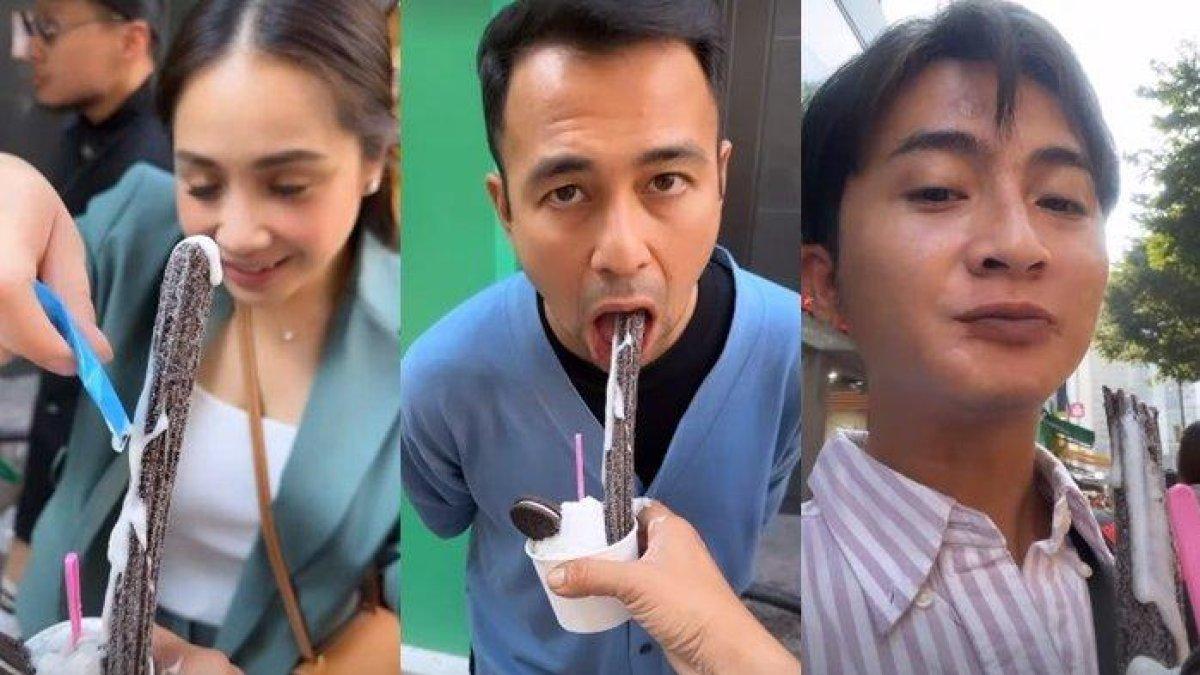 Sensen habiskan makanan bekas Gigi dan Raffi