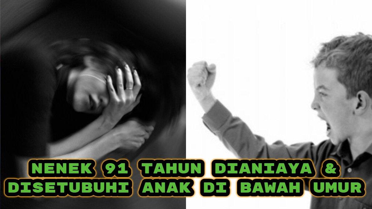 Seorang nenek berusia sembilan puluh satu tahun diserang dan dilecehkan oleh anak laki-laki di bawah umur.