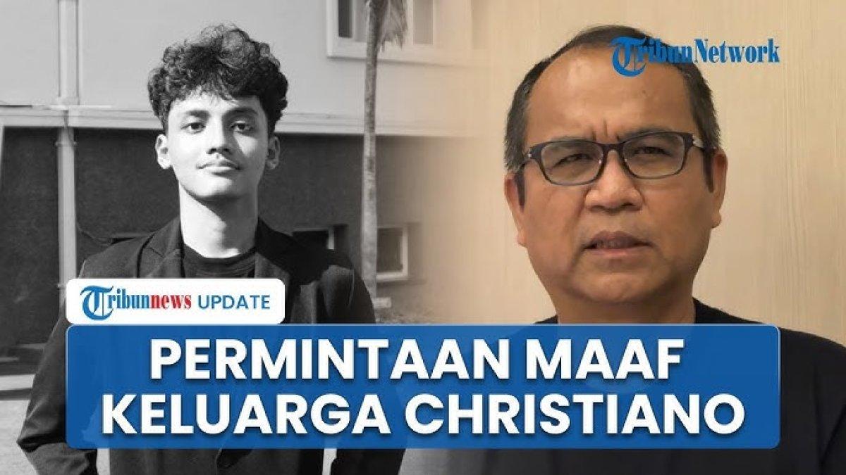 PERMOHONAN MAAF - Surat Terbuka dari Setia Budi Tarigan, ayah Christiano Tarigan, Minggu (1/6/2025). Setia Budi Tarigan menyampaikan duka cita atas meninggalnya Argo Ericko.