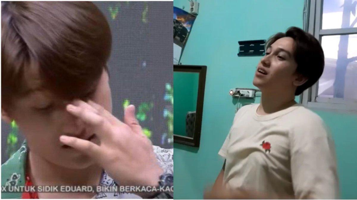 Sidik Eduard tinggal di rumah sederhana nan kecil di gang sempit, nangis saat jadi bintang tamu di FYP Trans