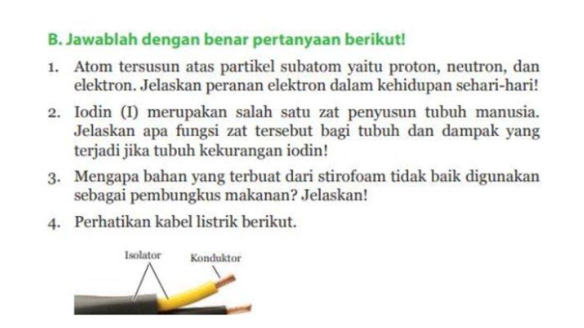 ILUSTRASI KUNCI JAWABAN: Simak kunci jawaban IPA kelas 9 SMP halaman 152 semester 2 Kurikulum 2013