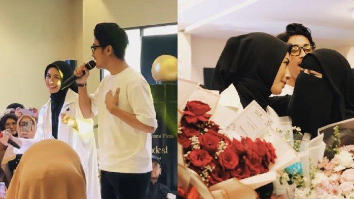 Sintya Marisca puji Abidzar manis, hingga Umi Pipik disebut calon mertua idaman. (Kolase Tribunnews, Instagram @sintyamarisca)