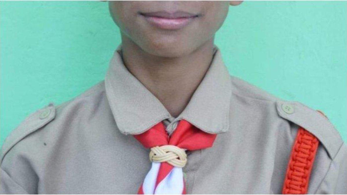 Siswa MTS Guppi Ahmad Dani saat masih hidup