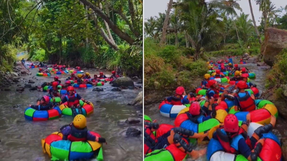 WISATA AIR - Potret Sitalang River Tubing diambil dari Instagram pada Minggu (6/4/2025). Sitalang River Tubing berada di Salatiga, Jawa Tengah.